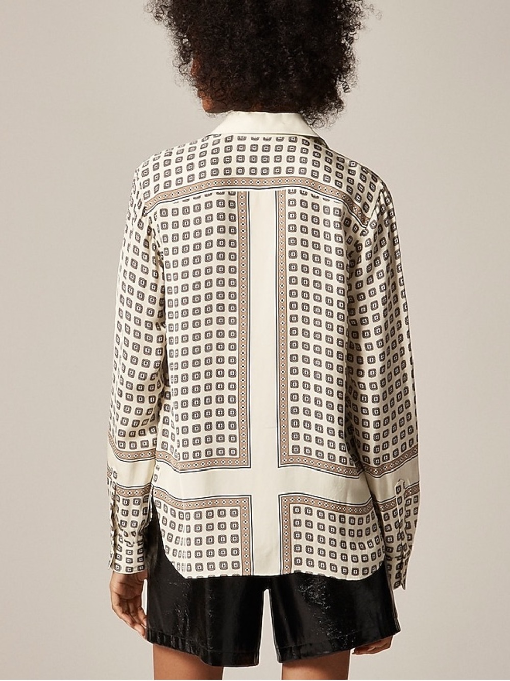 NWT Jules classic-fit shirt in foulard print - Size 2 - Picture 7 of 16